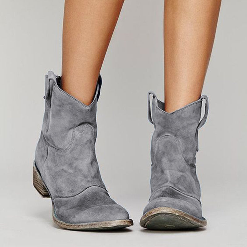 Karen | Suede Ankle Boots Premium