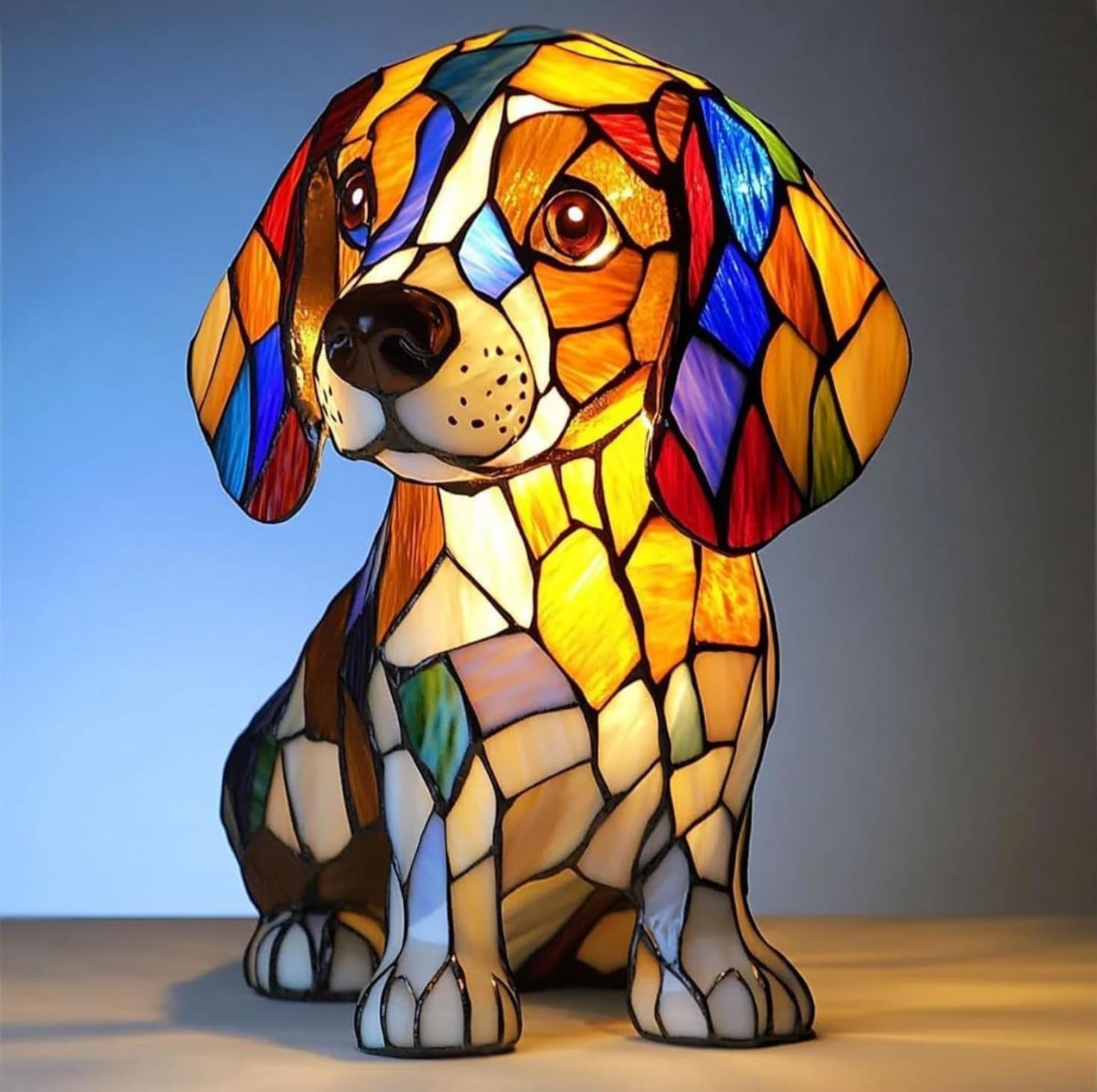 Pirouette | Magical colored glass lamp for dogs