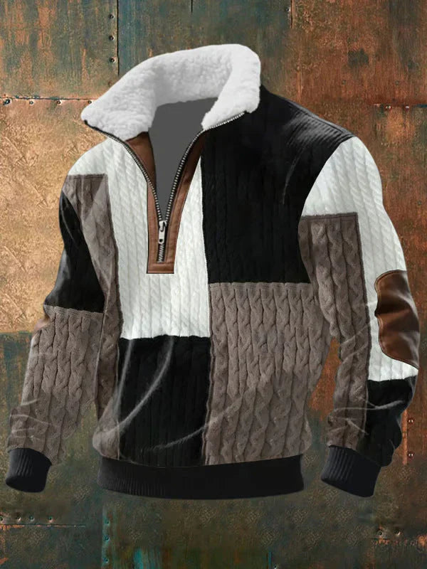 Clyde | JERSEY WITH ZIP AND LINED HIGH COLLAR