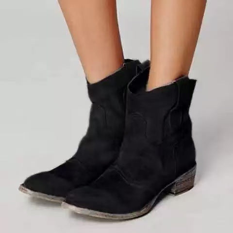 Karen | Suede Ankle Boots Premium