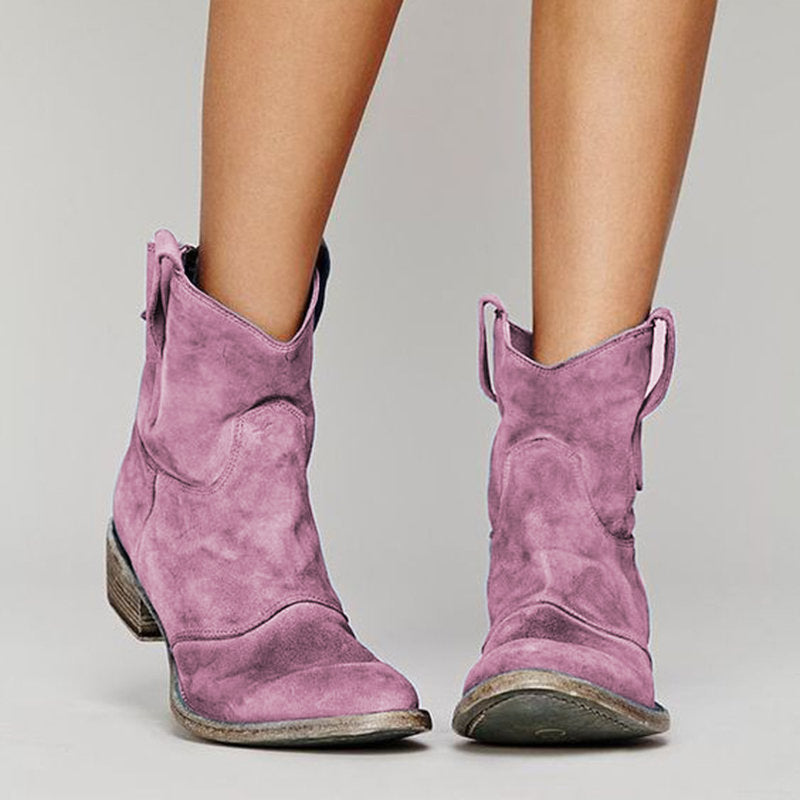 Karen | Suede Ankle Boots Premium