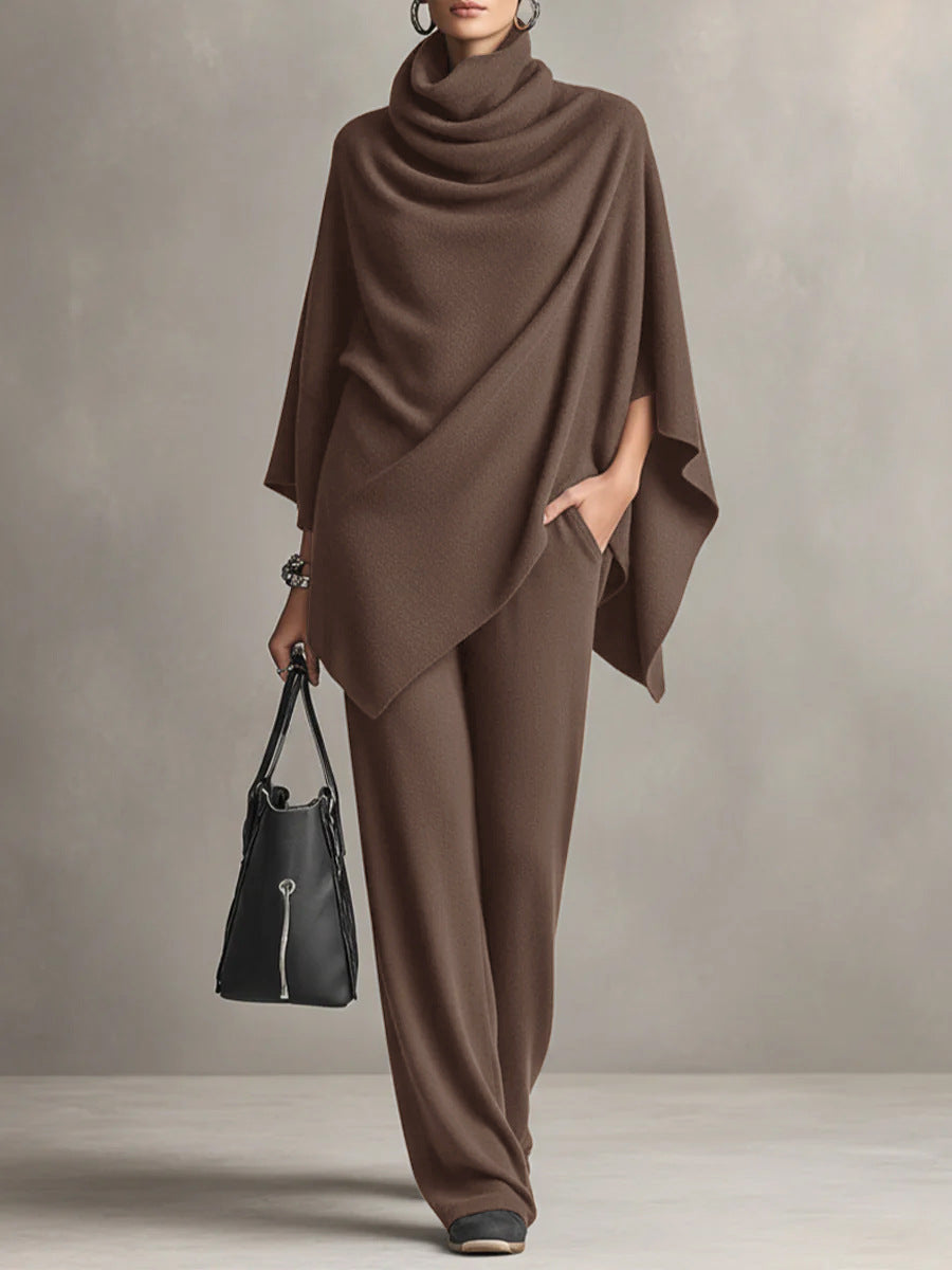 Kaia | Elegant Drape Two-Piece Set