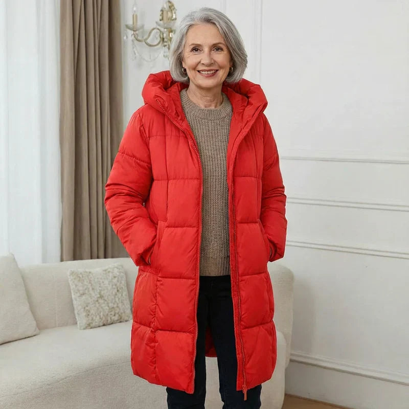 Cecilia| Hooded Puffer Coat with Premium Insulation
