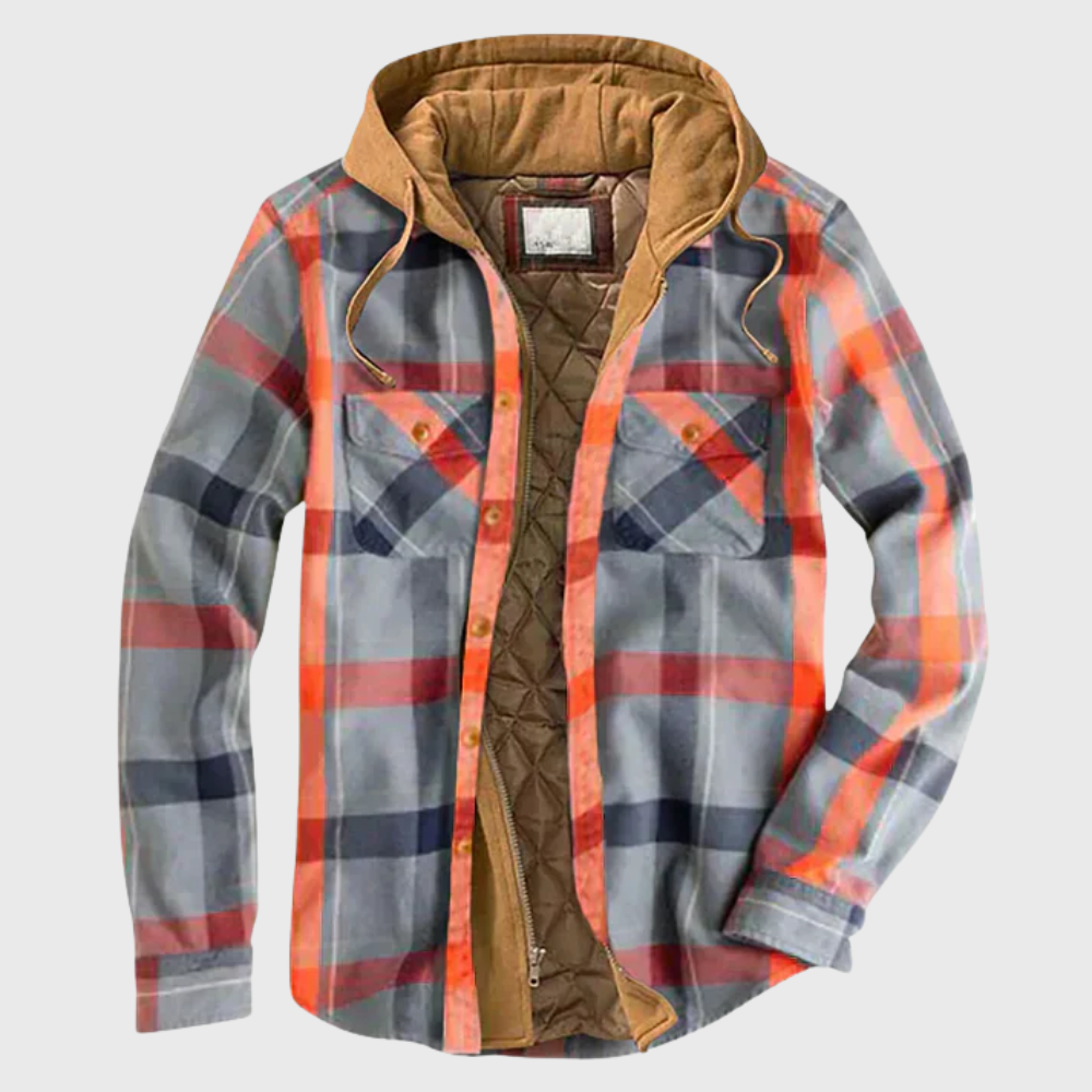 John | Elegant plaid and patchwork jacket