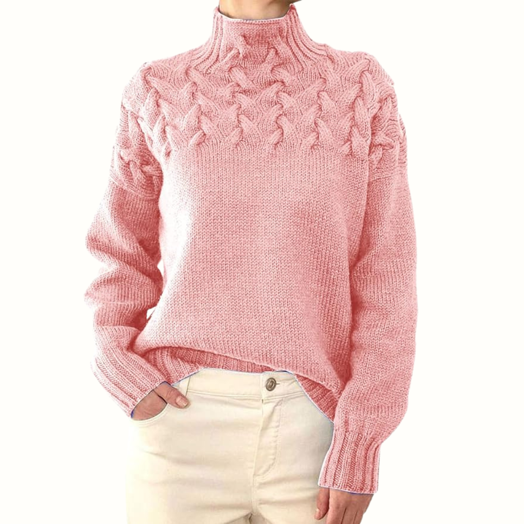 Reagan | Soft and Embracing High Neck Sweater