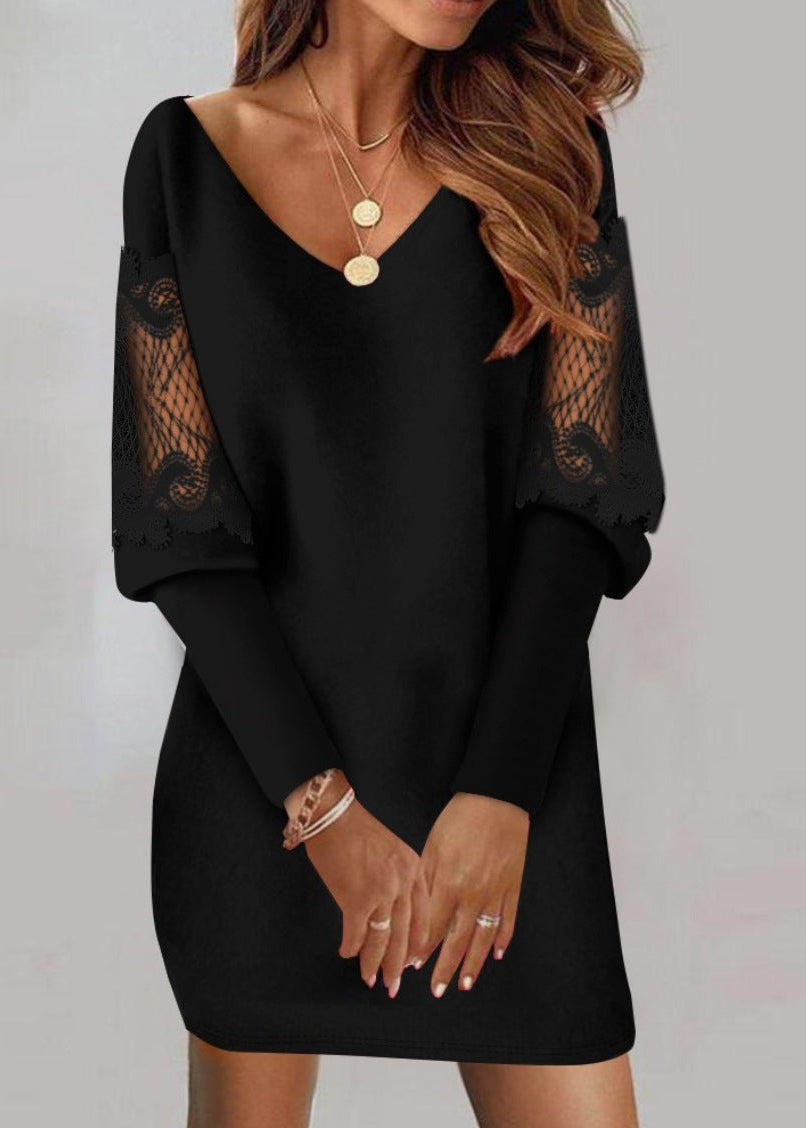 Bellamy | Dress with Lace Sleeves