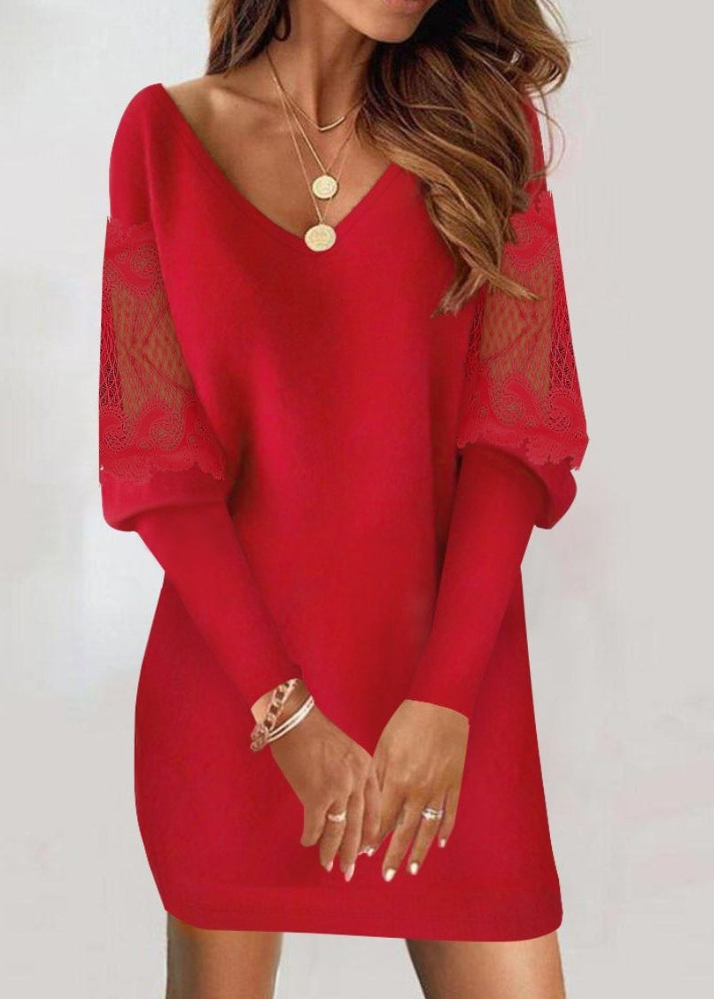Bellamy | Dress with Lace Sleeves
