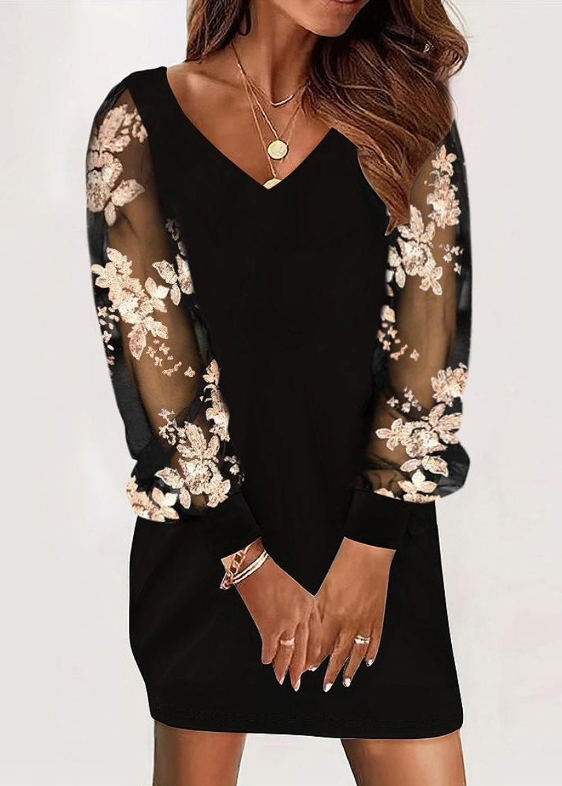 Bellamy | Dress with Lace Sleeves