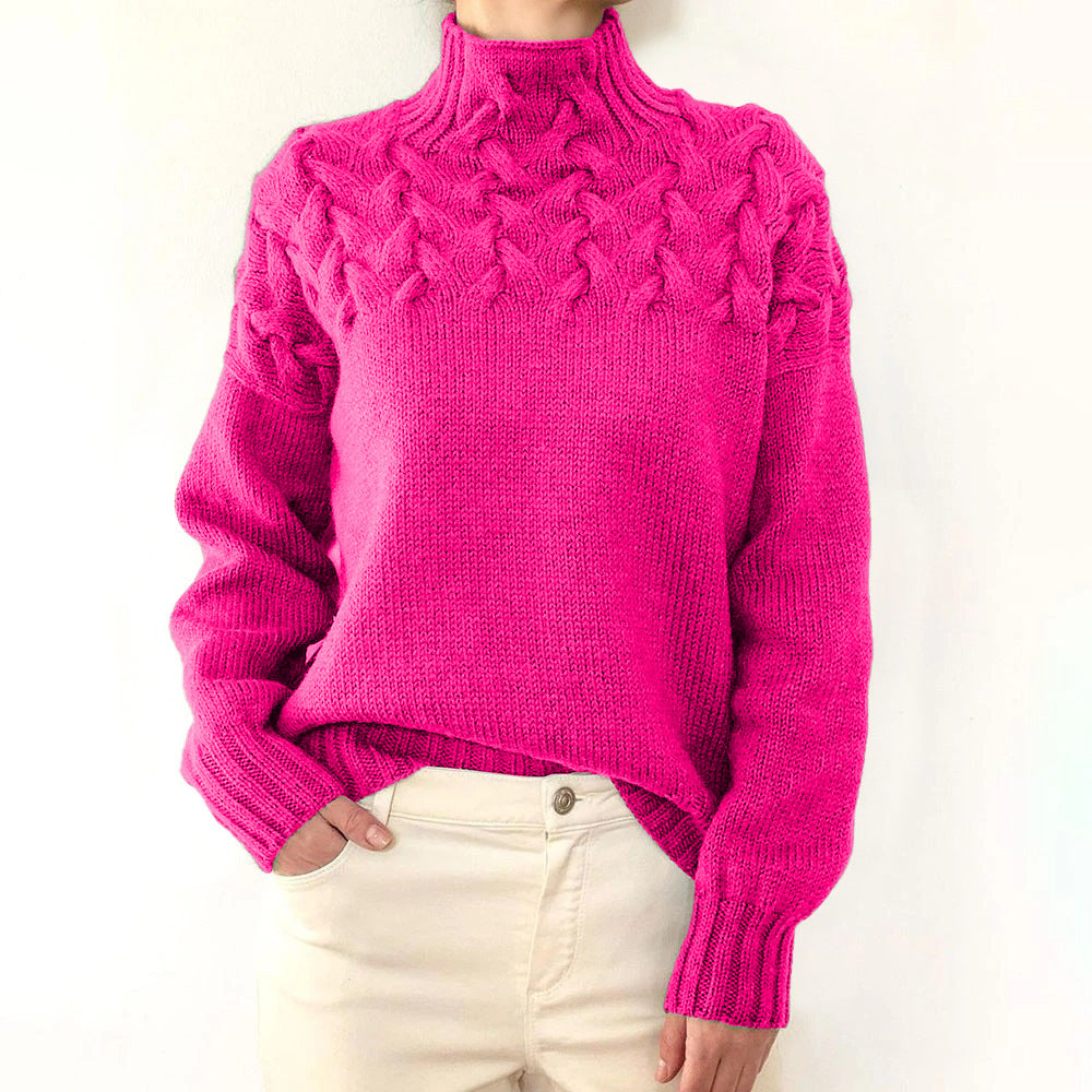 Reagan | Soft and Embracing High Neck Sweater