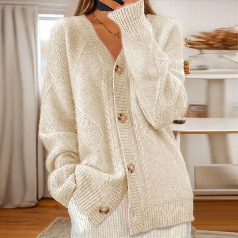 Amanda | Cable-Knit Cardigan