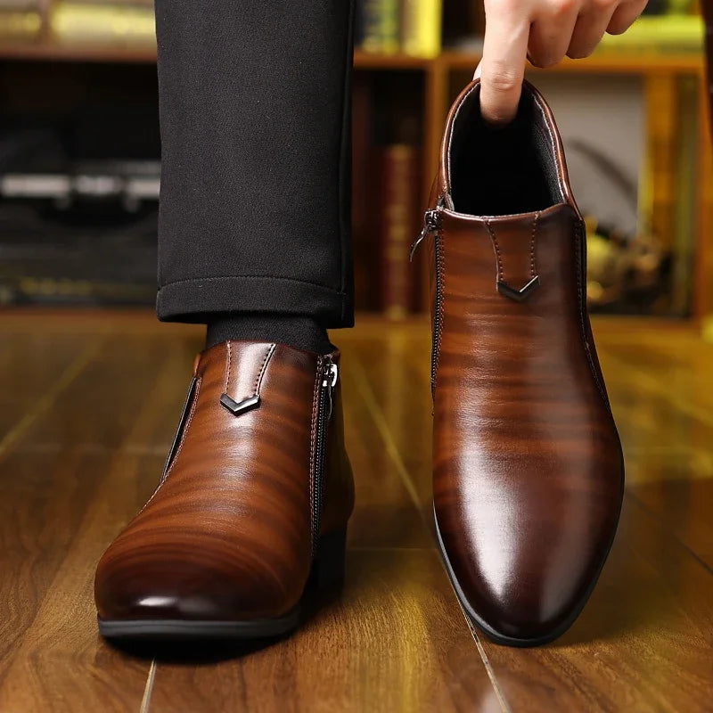 Pierre | Men's Boots with Zipper