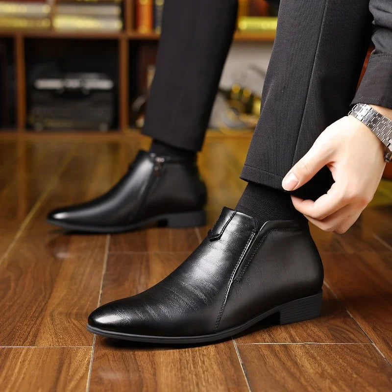 Pierre | Men's Boots with Zipper