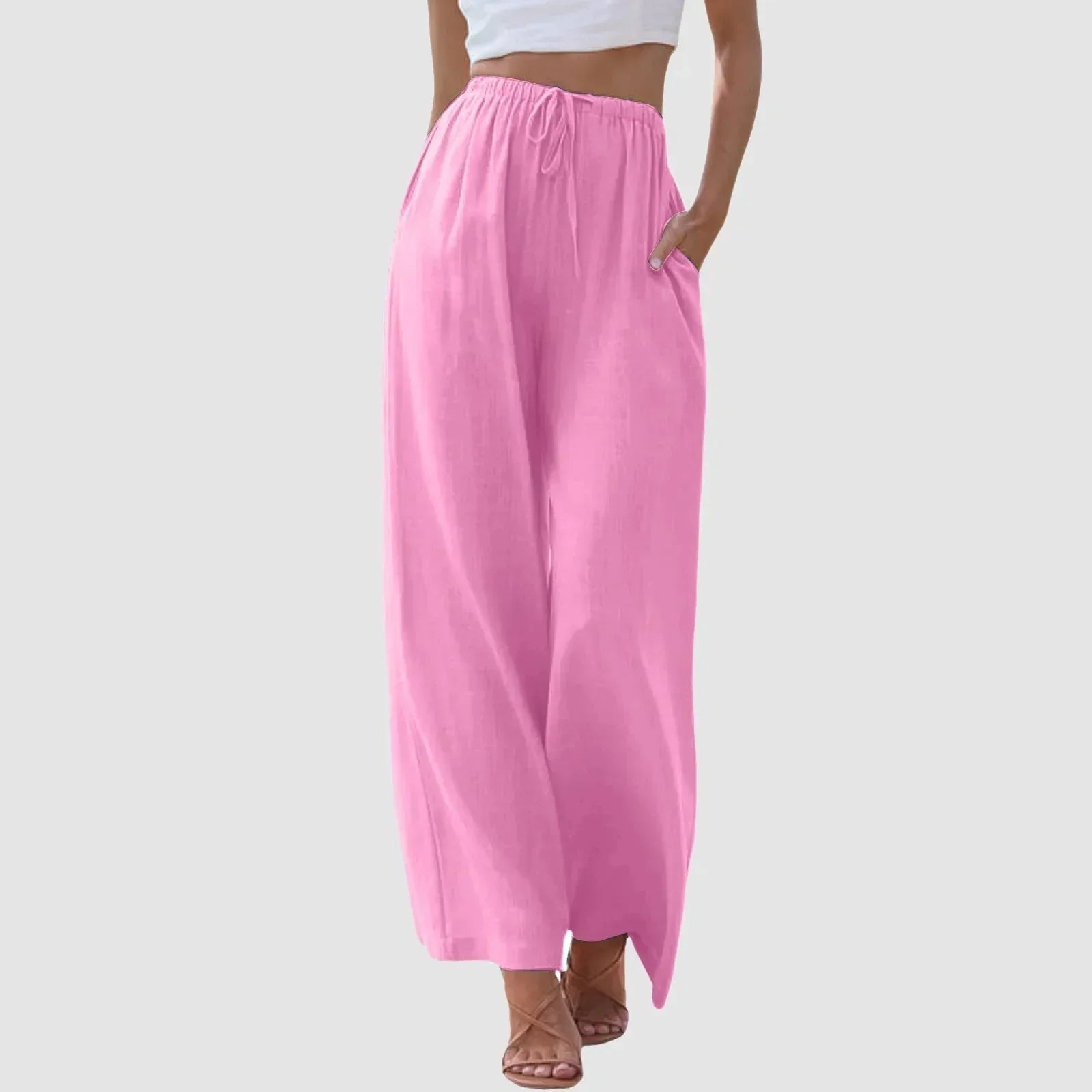 Kimberly | High-Waisted Wide Leg Pants