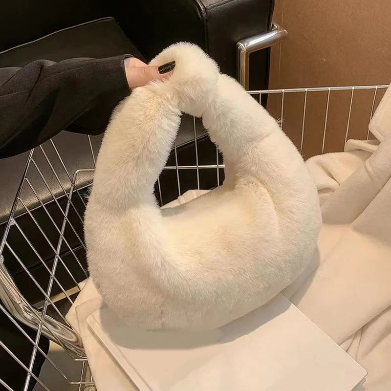 Danica | Plush Faux-Fur Shoulder Bag