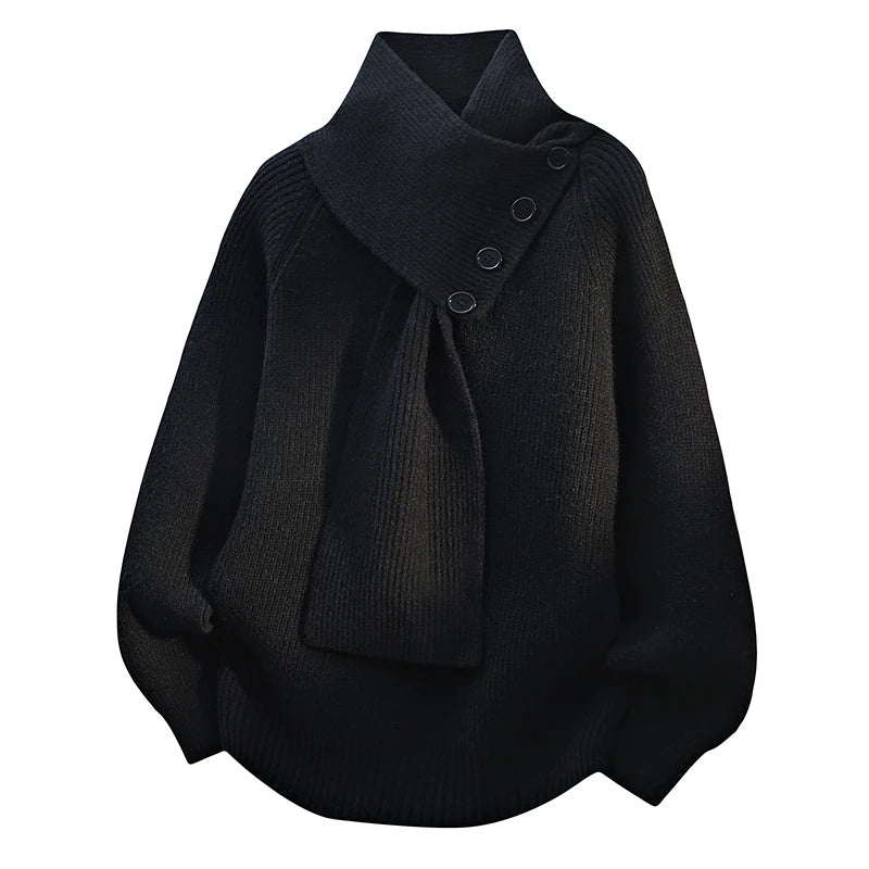 Florence | Cozy Scarf-Neck Sweater