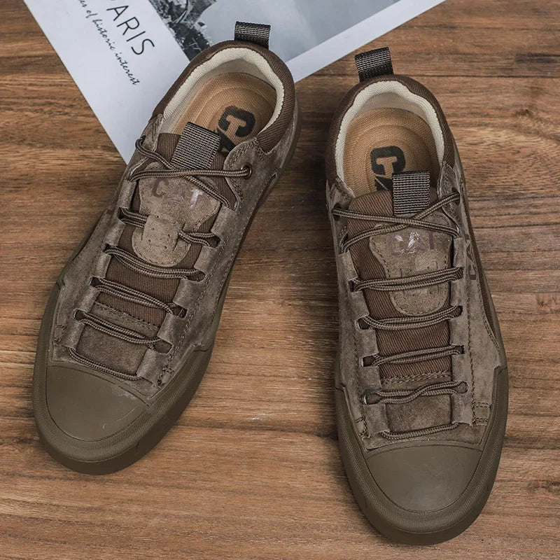 UrbanEdge | Leather Sneakers