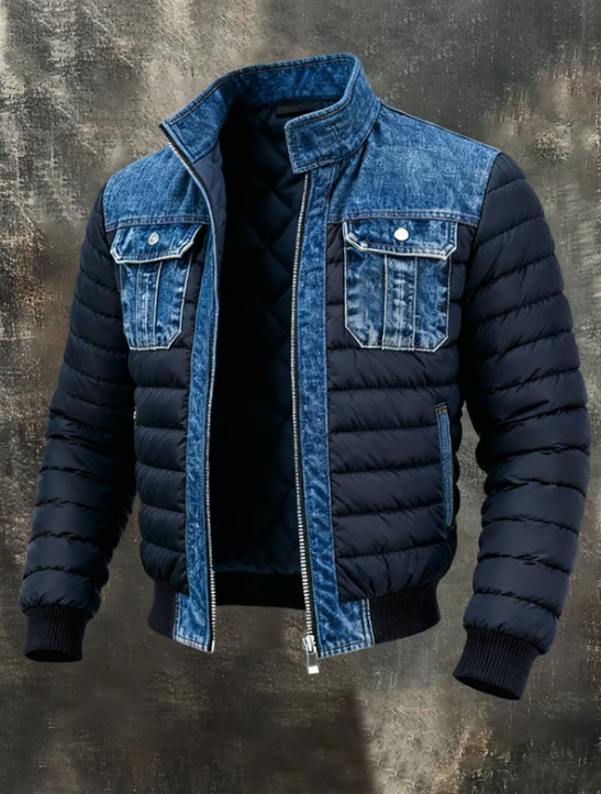Royce | HYBRID QUILTED DENIM JACKET