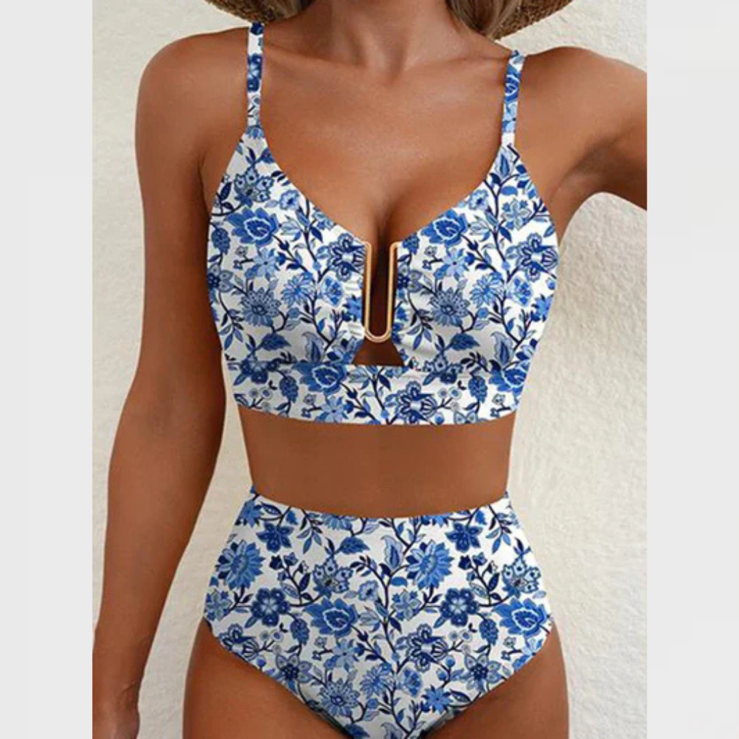 Hazel | 2 Piece Bikini Set U-Wire Cutout Swimsuit