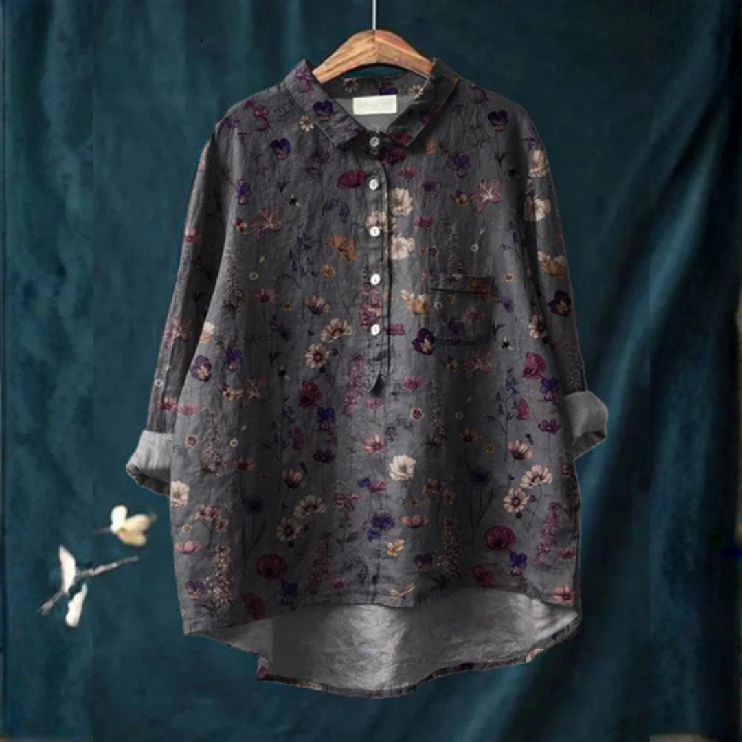 Donna | Women's Floral Art Print Casual Shirt