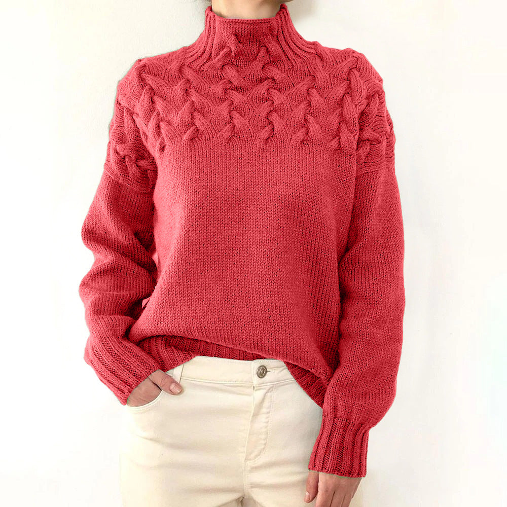 Reagan | Soft and Embracing High Neck Sweater