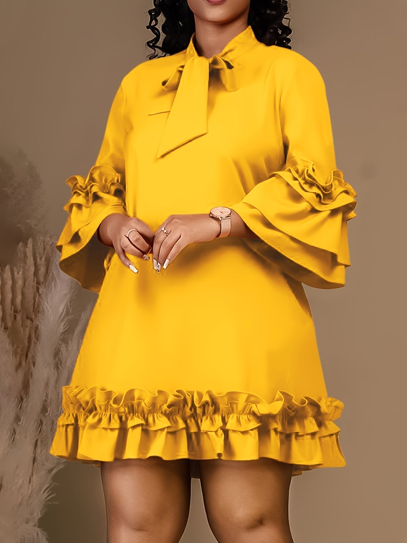 Fritzi | Bold Ruffled Dress