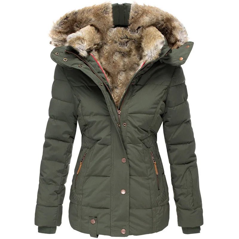 Mary | Warm Winter Coat with Fur Lining