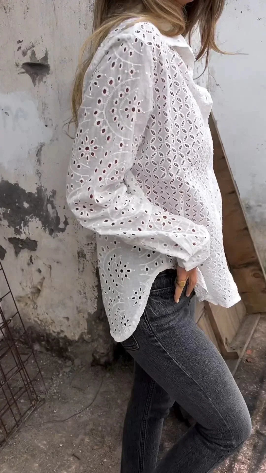 Fallon | Shirt With Blank Pattern
