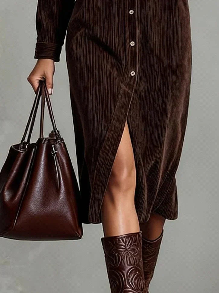 Aurovia | Chic Flared Hem Dress