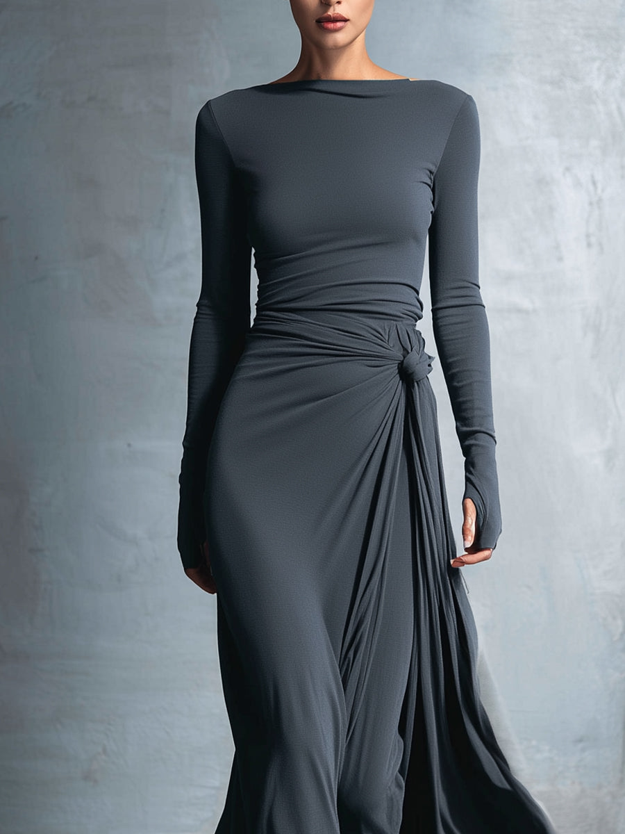 Florence | Maxi Dress with Side Knot