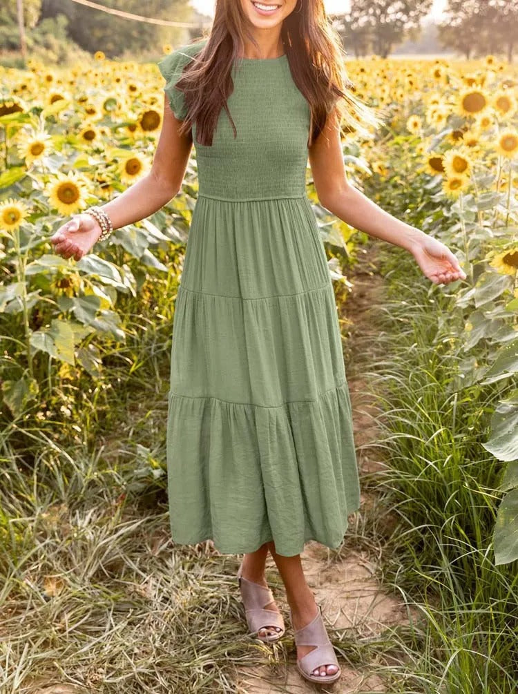 Marlene | Elegant Dress with Tummy Coverage