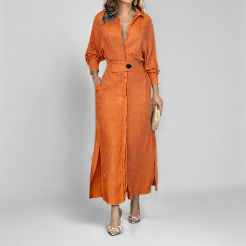 Noelle | Long Sleeved Midi Dress