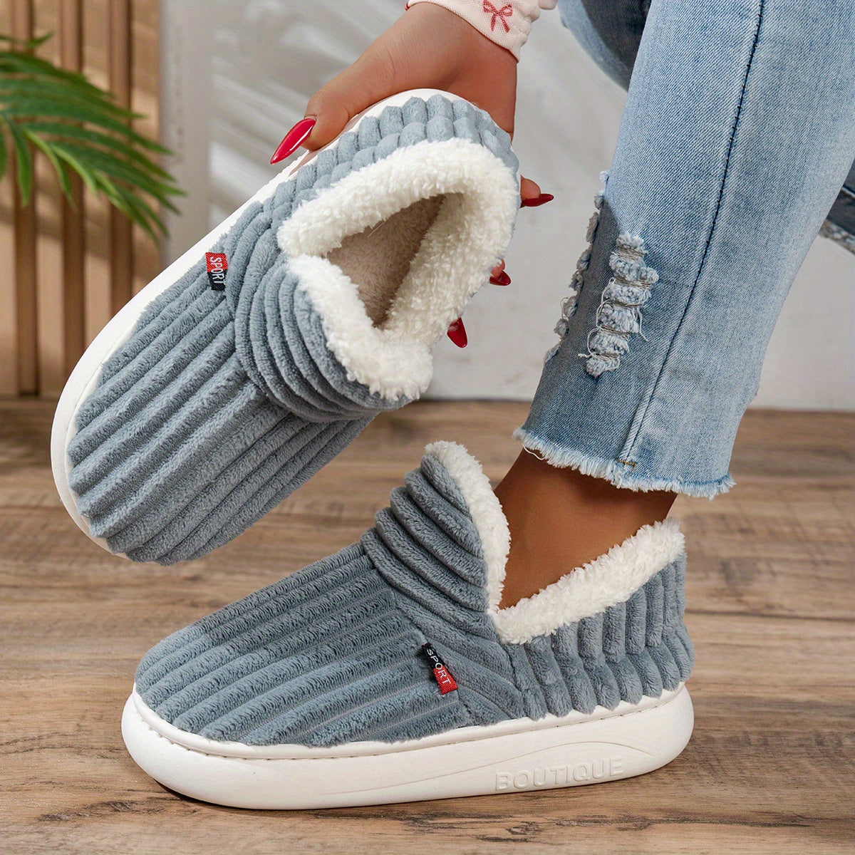 Eve | CozyStep Plush House Slippers