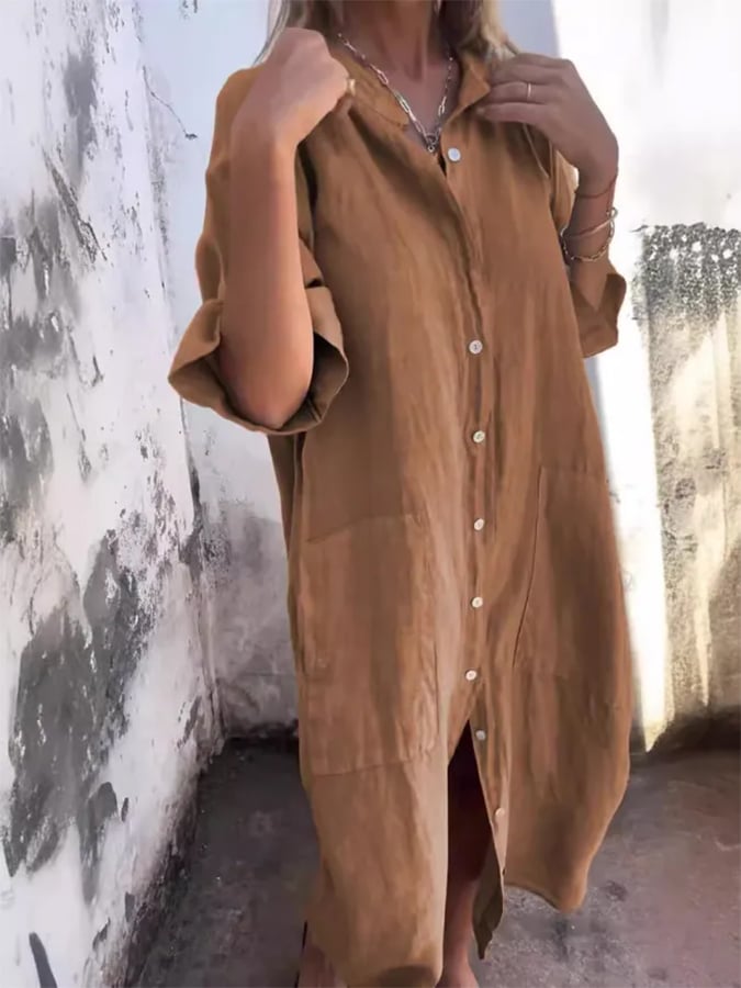 Paige | Buttoned Breeze Dress