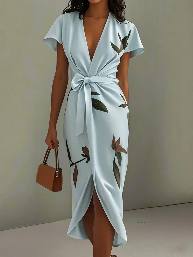 Celeste | Elegant dress with crossover