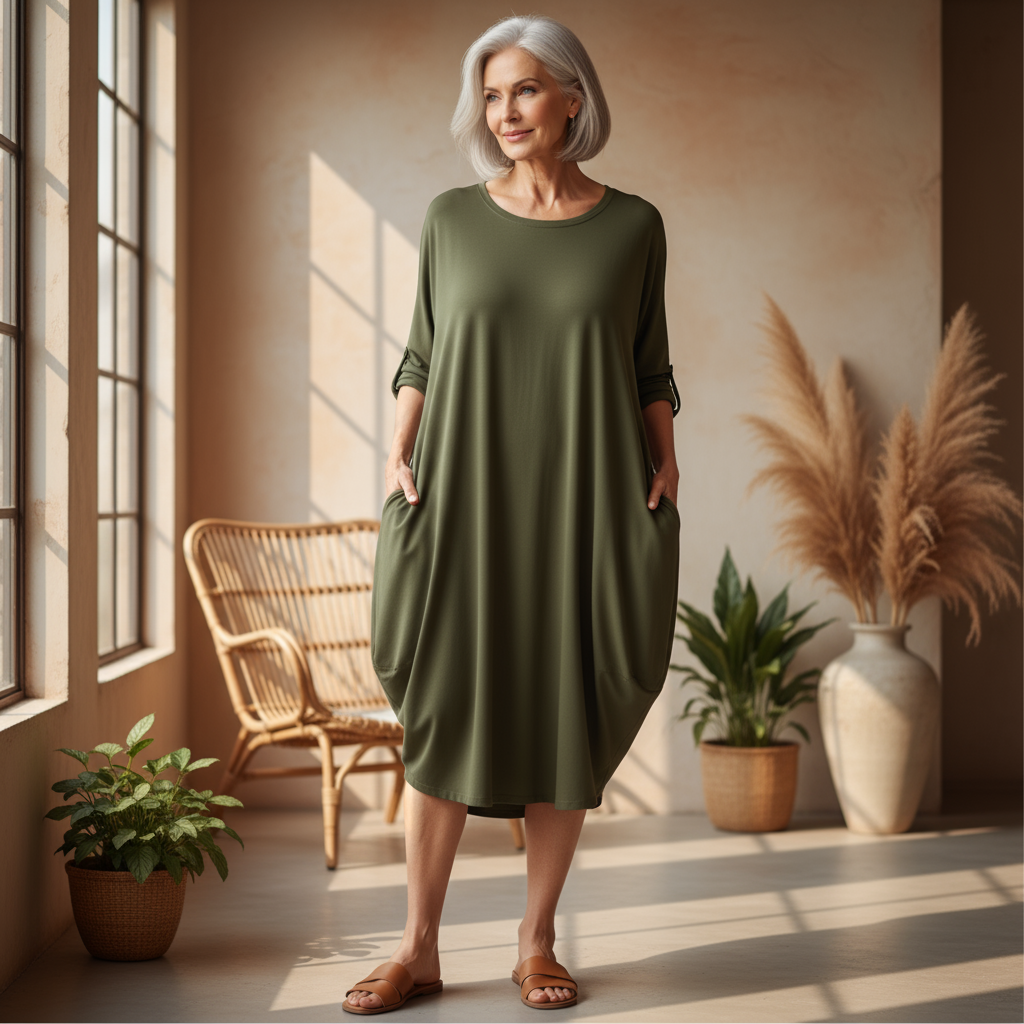 Miranda | Comfortable Tummy Covering Dress