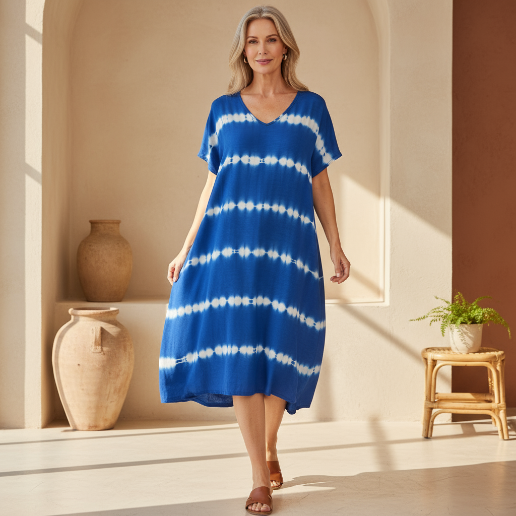 Wilma | Effortless Tie-Dye Dress