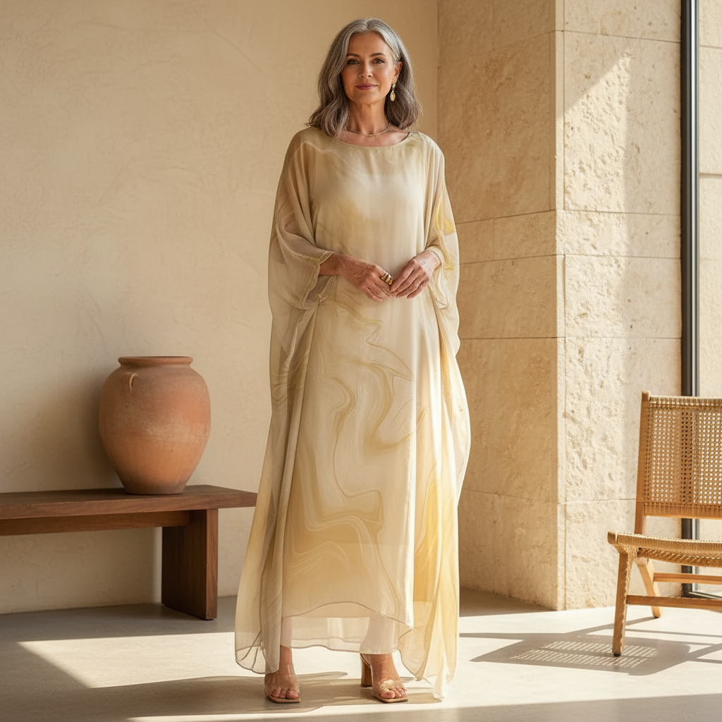 Paetyn | Charming Silk Chiffon Dress