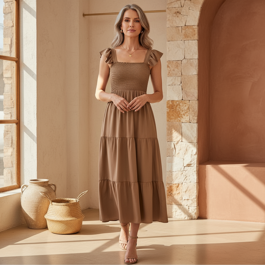 Yessa | Elegant Tiered Dress