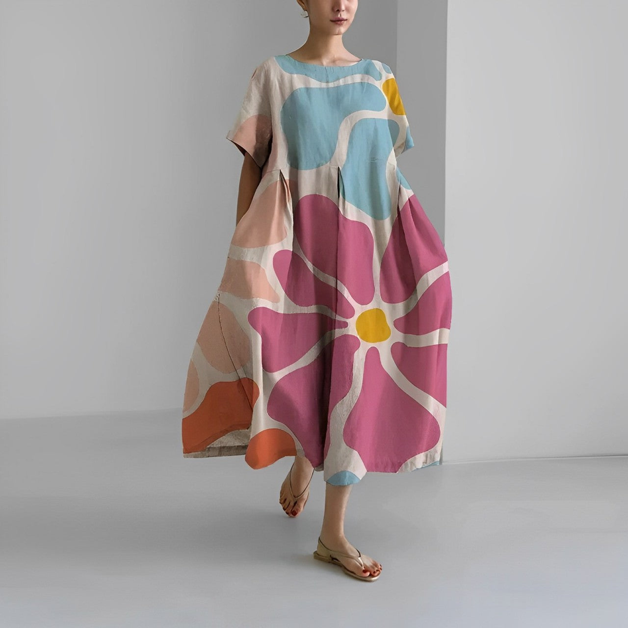 Floria | Vibrant Floral Dress
