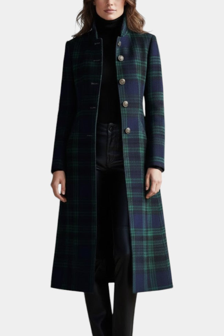 Colette | Timeless Plaid Elegant Coat