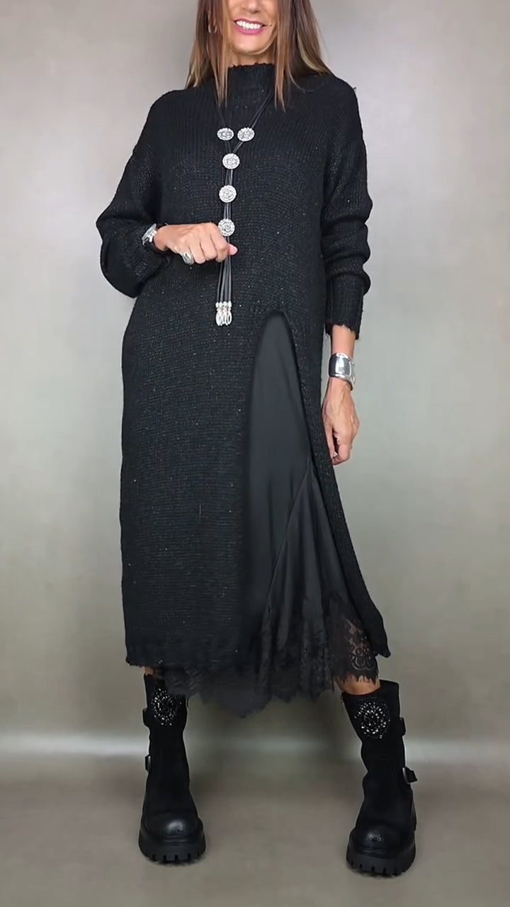 Mallory | Elegant Long Sweater Dress
