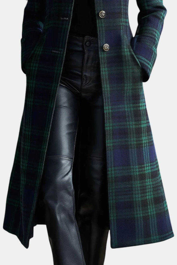 Colette | Timeless Plaid Elegant Coat