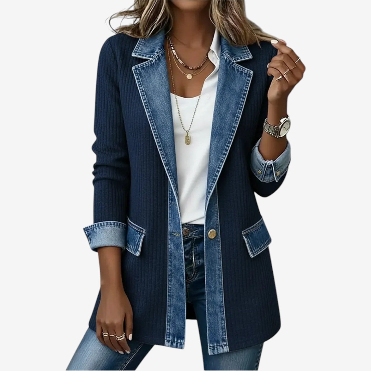 Esme | Coordinated Denim Jacket