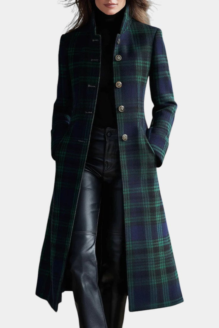Colette | Timeless Plaid Elegant Coat