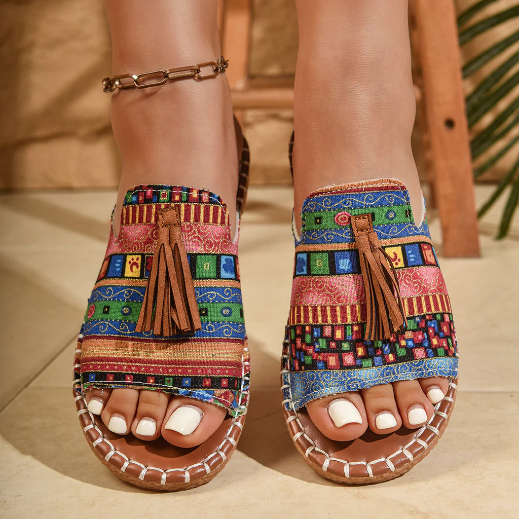 Ophelia | Bohemian Tassel Sandals