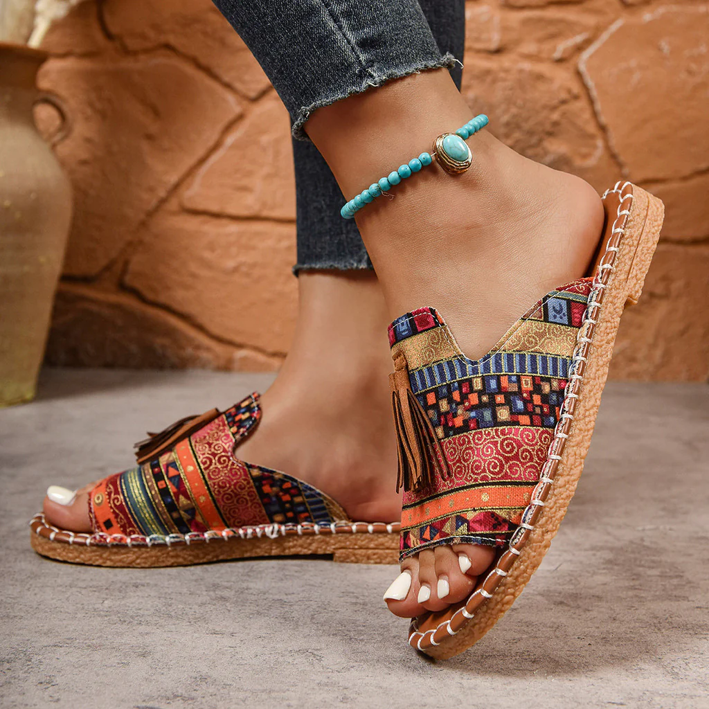 Ophelia | Bohemian Tassel Sandals