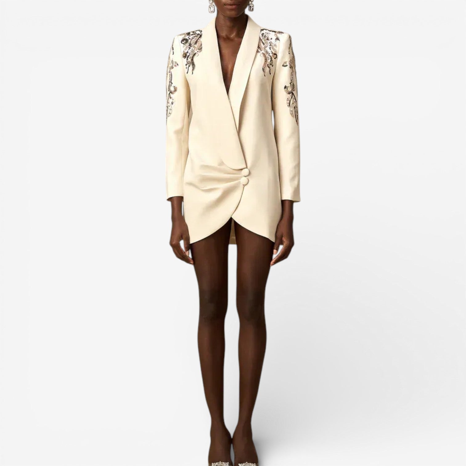 Collins | Elegant Embroidered Dress