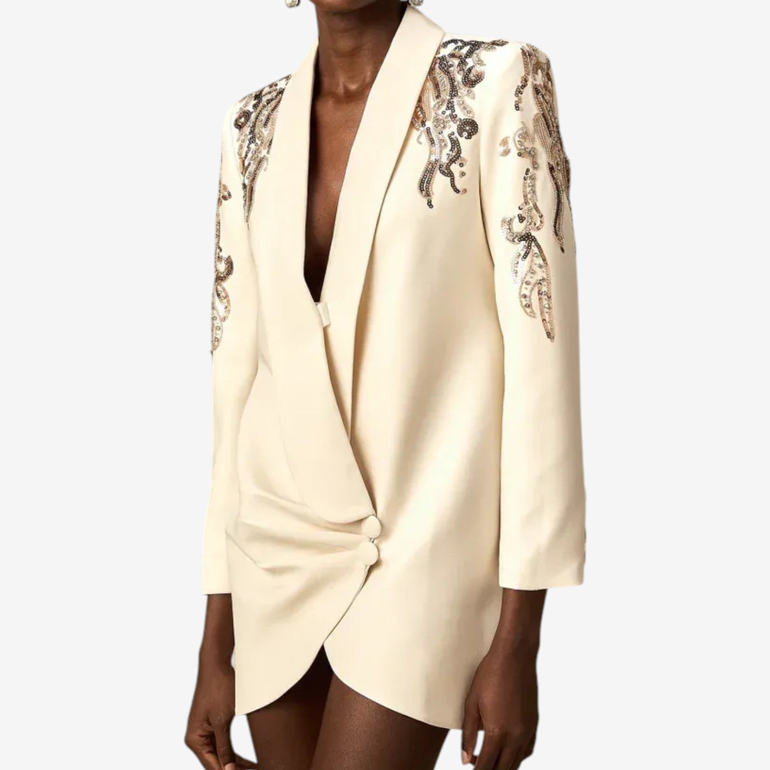 Collins | Elegant Embroidered Dress