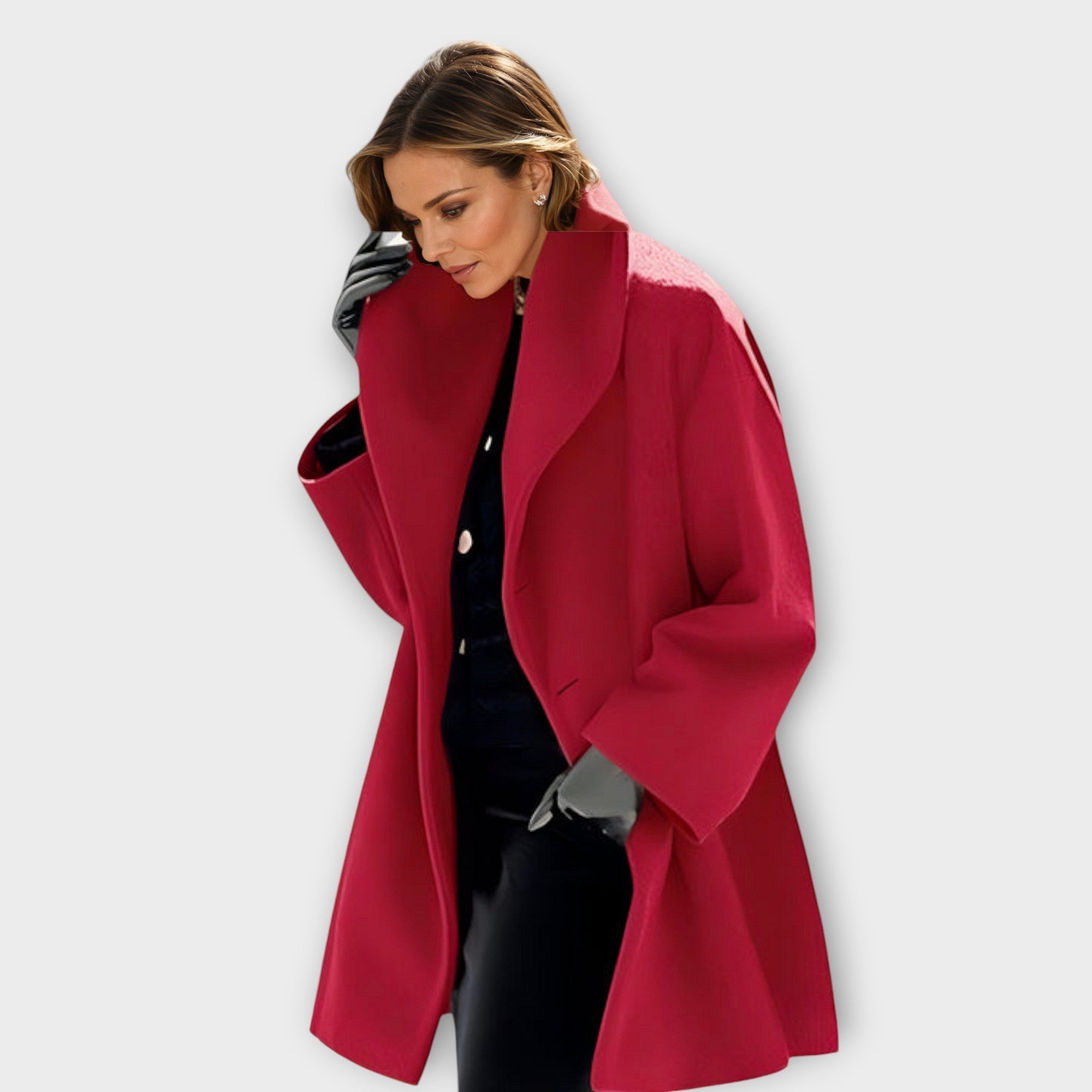 Marigold | Premium Windproof Wool Coat