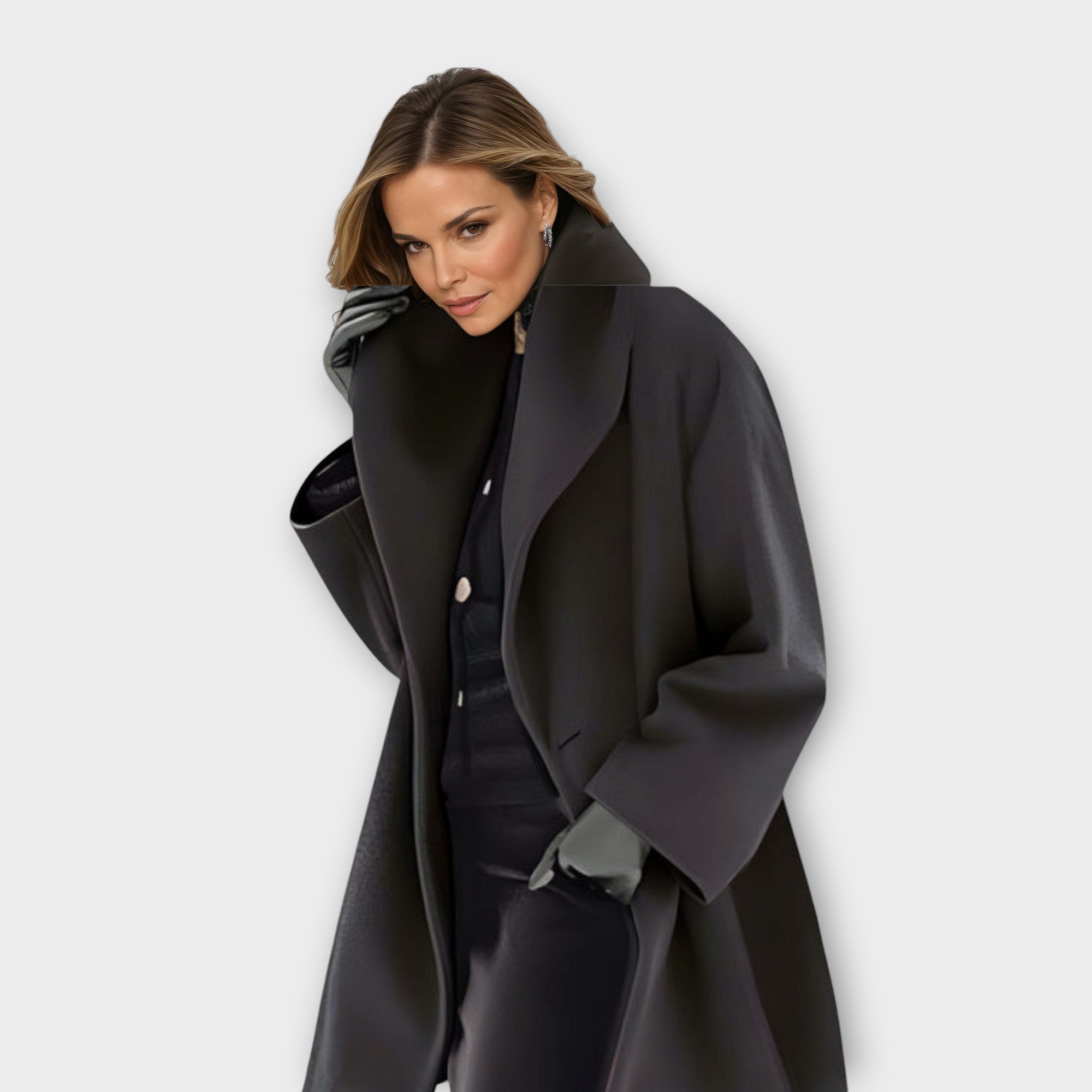Marigold | Premium Windproof Wool Coat